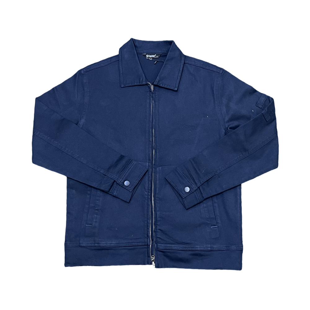 Cotton Jacket- Navy