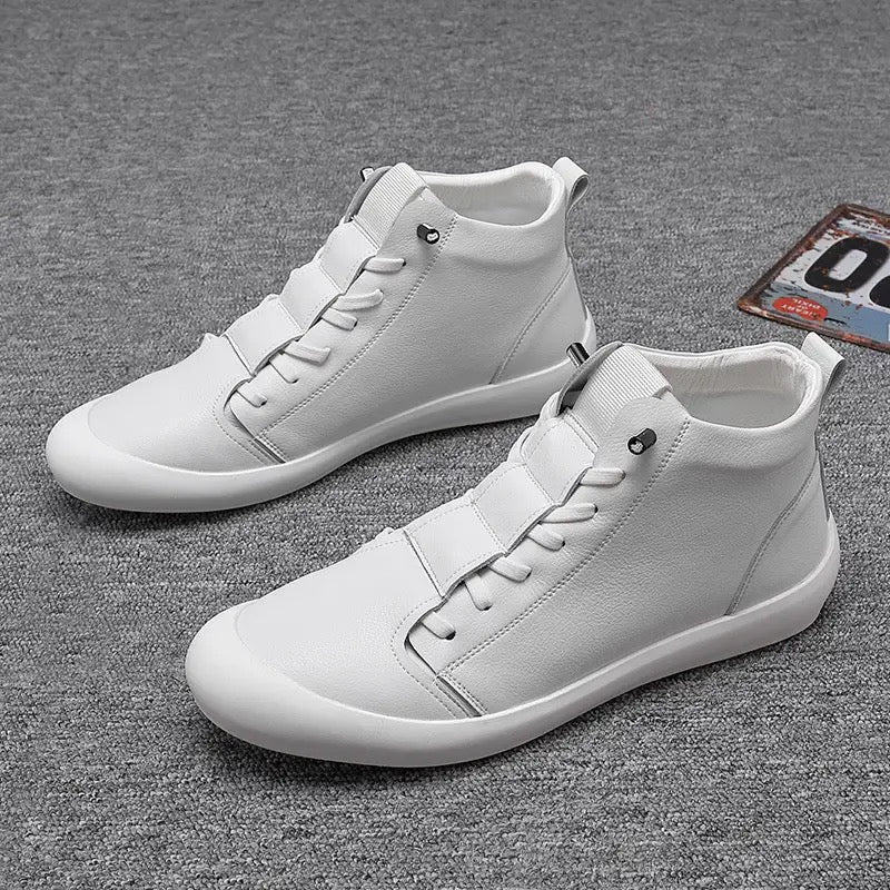 Light Hightop Sneaker- White