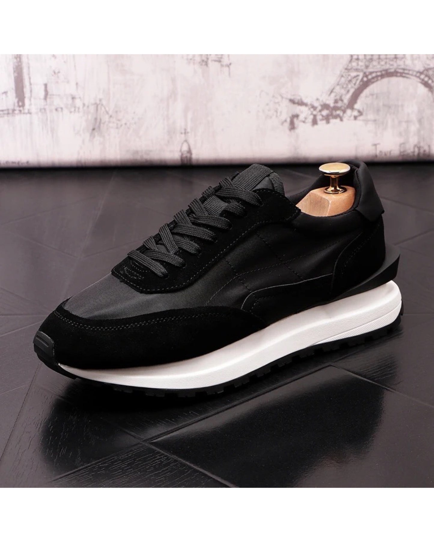 Suede Joggers(Black)