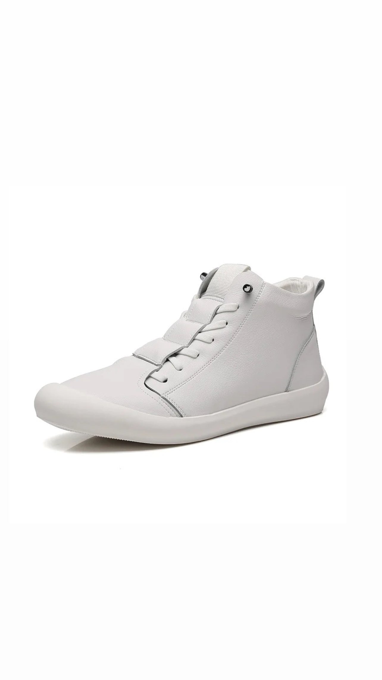 Light Hightop Sneaker- White