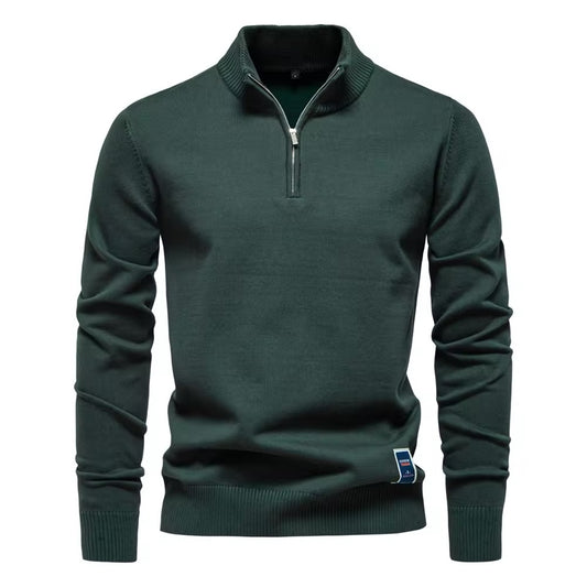 Quarter-Zip Sweater (Green)