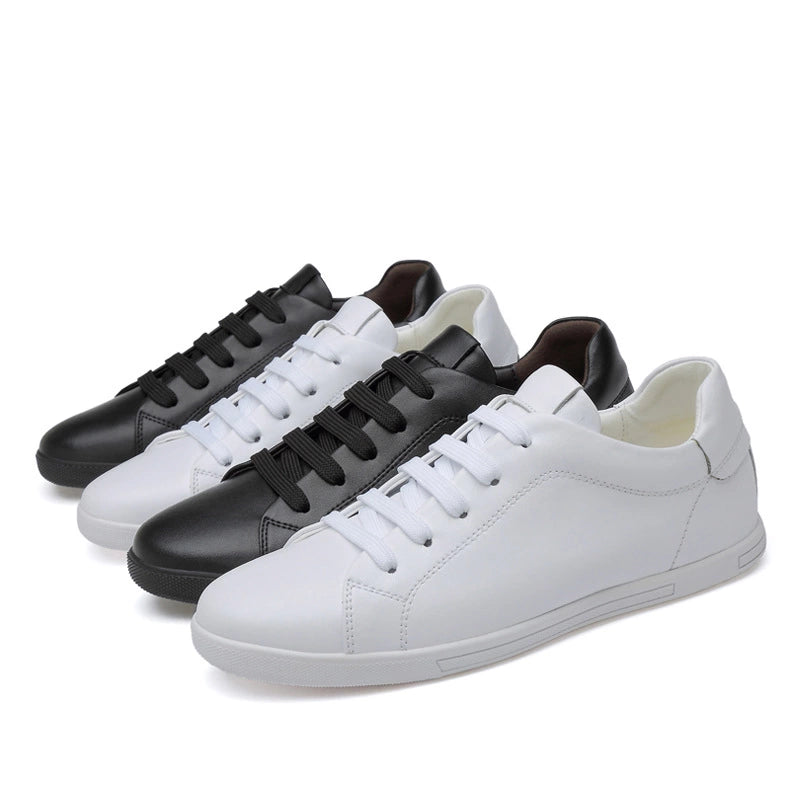 Light Leather Sneaker- White