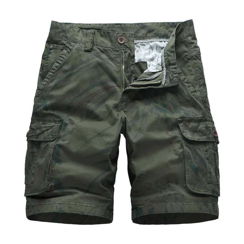 Jungle Green Cargo Shorts