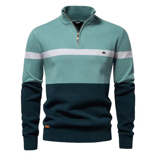 Quarter-Zip Sweater (Green)