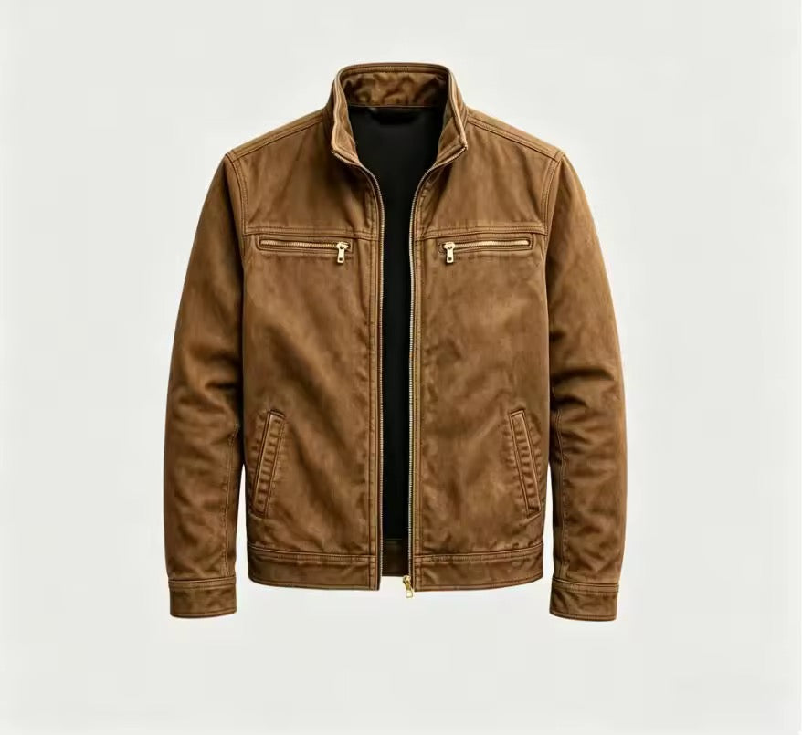 Cafe Moto Jacket - Brown