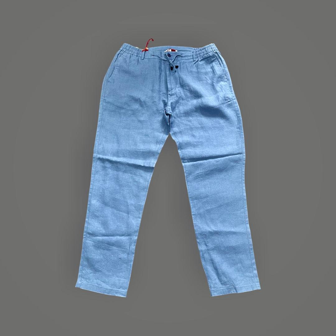 Sky Blue Linen Pants