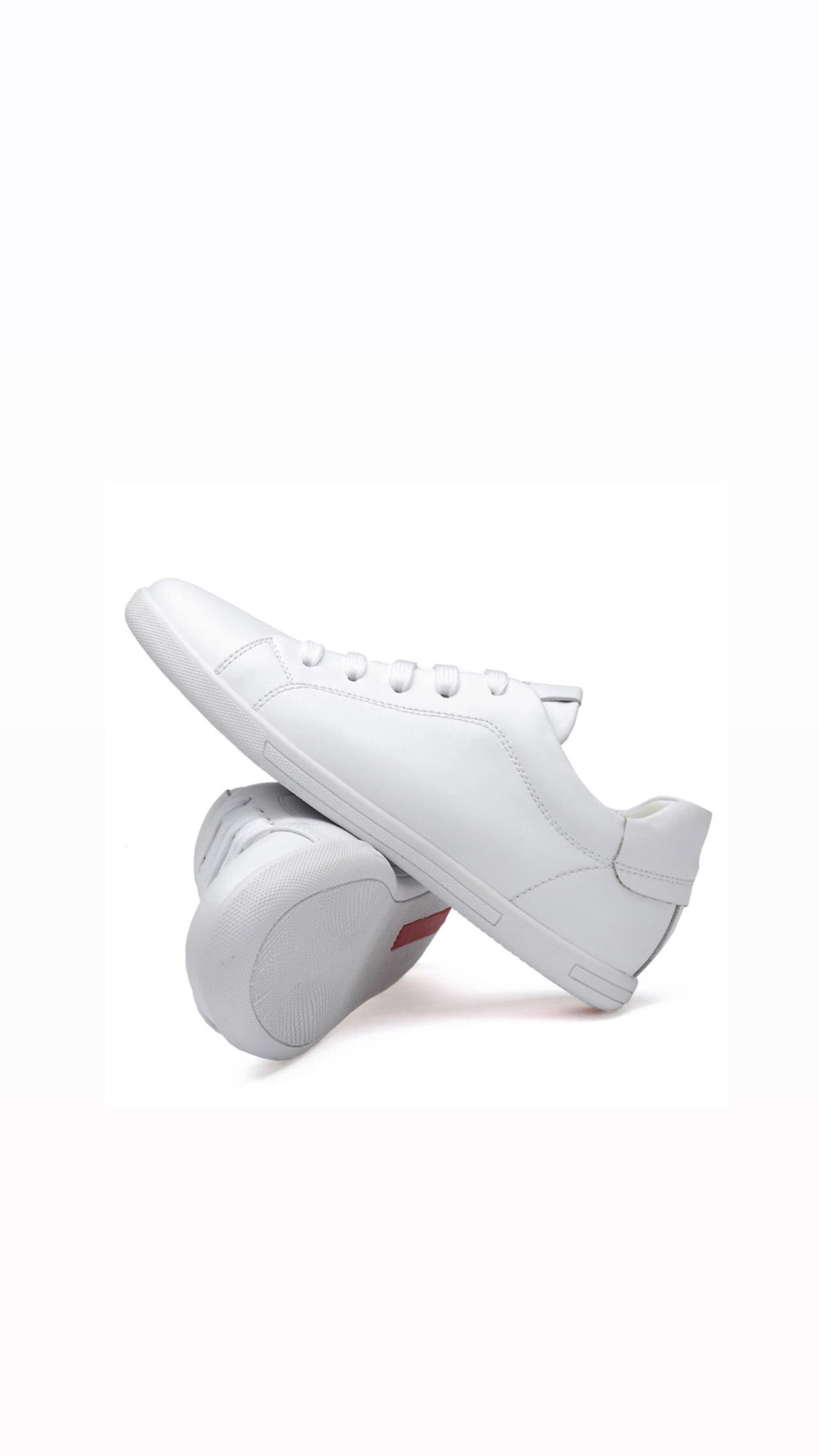 Light Leather Sneaker- White