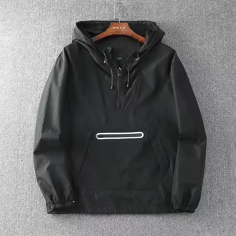 Navy Blue Anorak Jacket