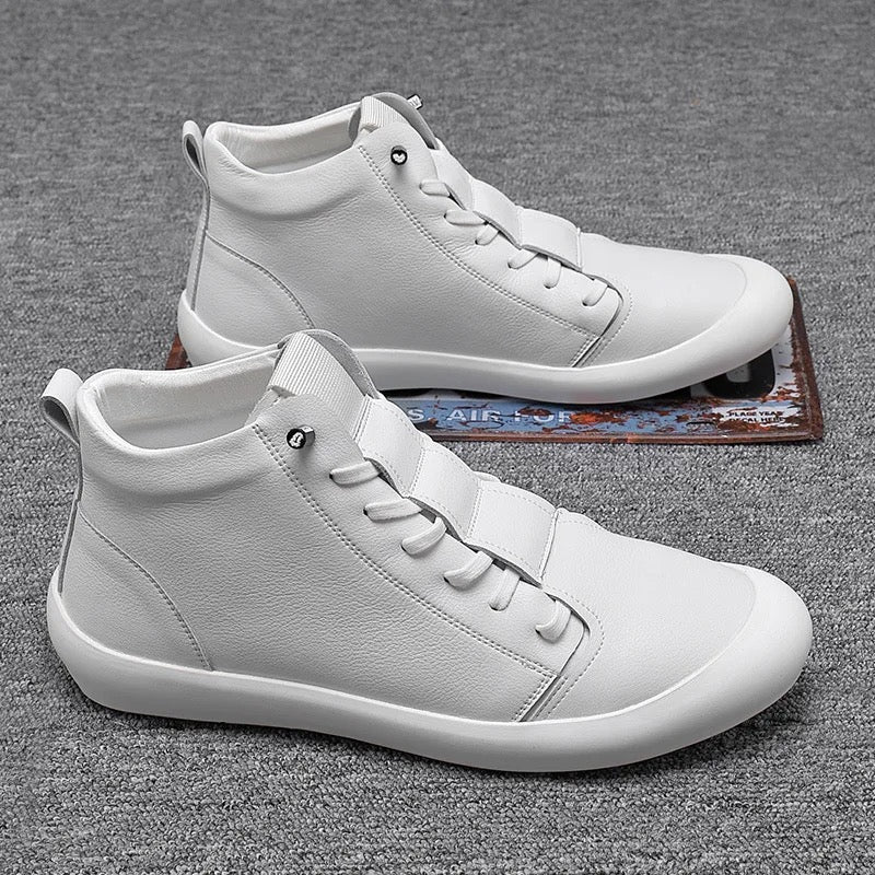 Light Hightop Sneaker- White