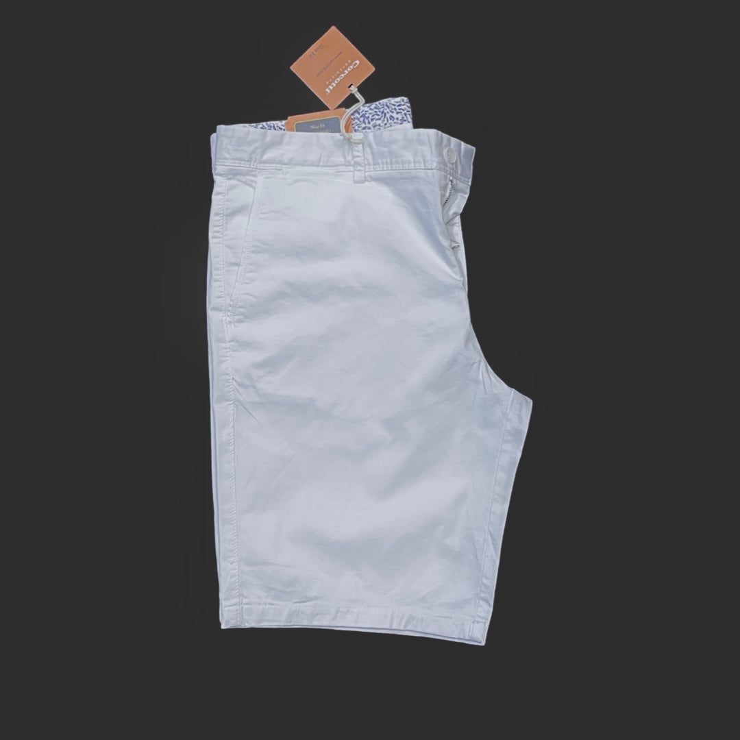 White Khaki Short Pants