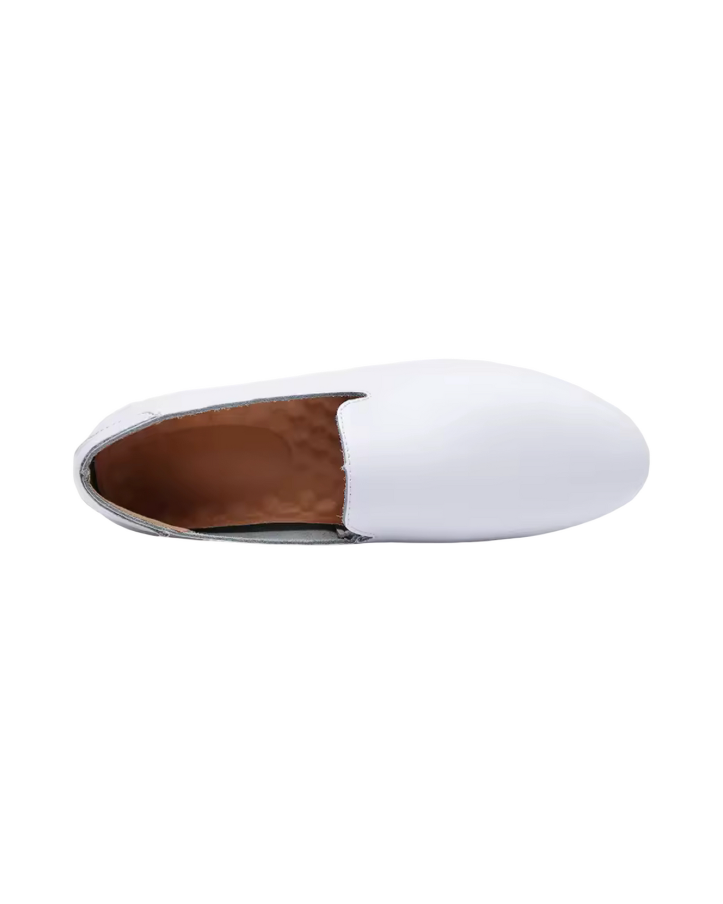 Thin Sole Loafers (White)