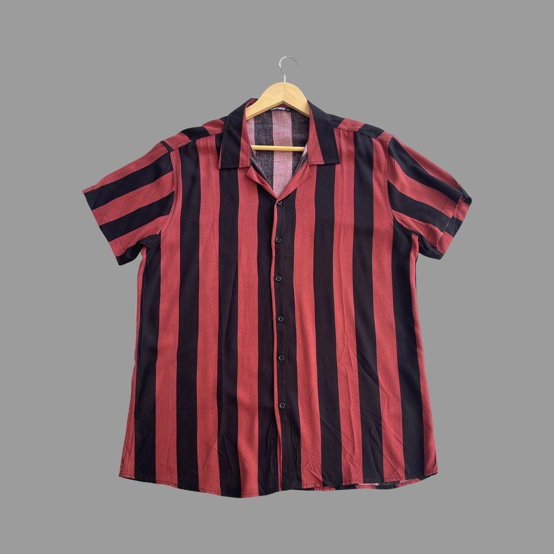 Camp Collar Shirt (Maroon)