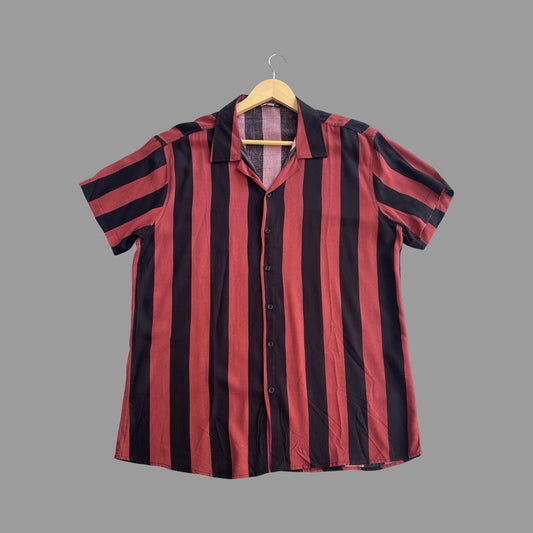 Camp Collar Shirt (Maroon)