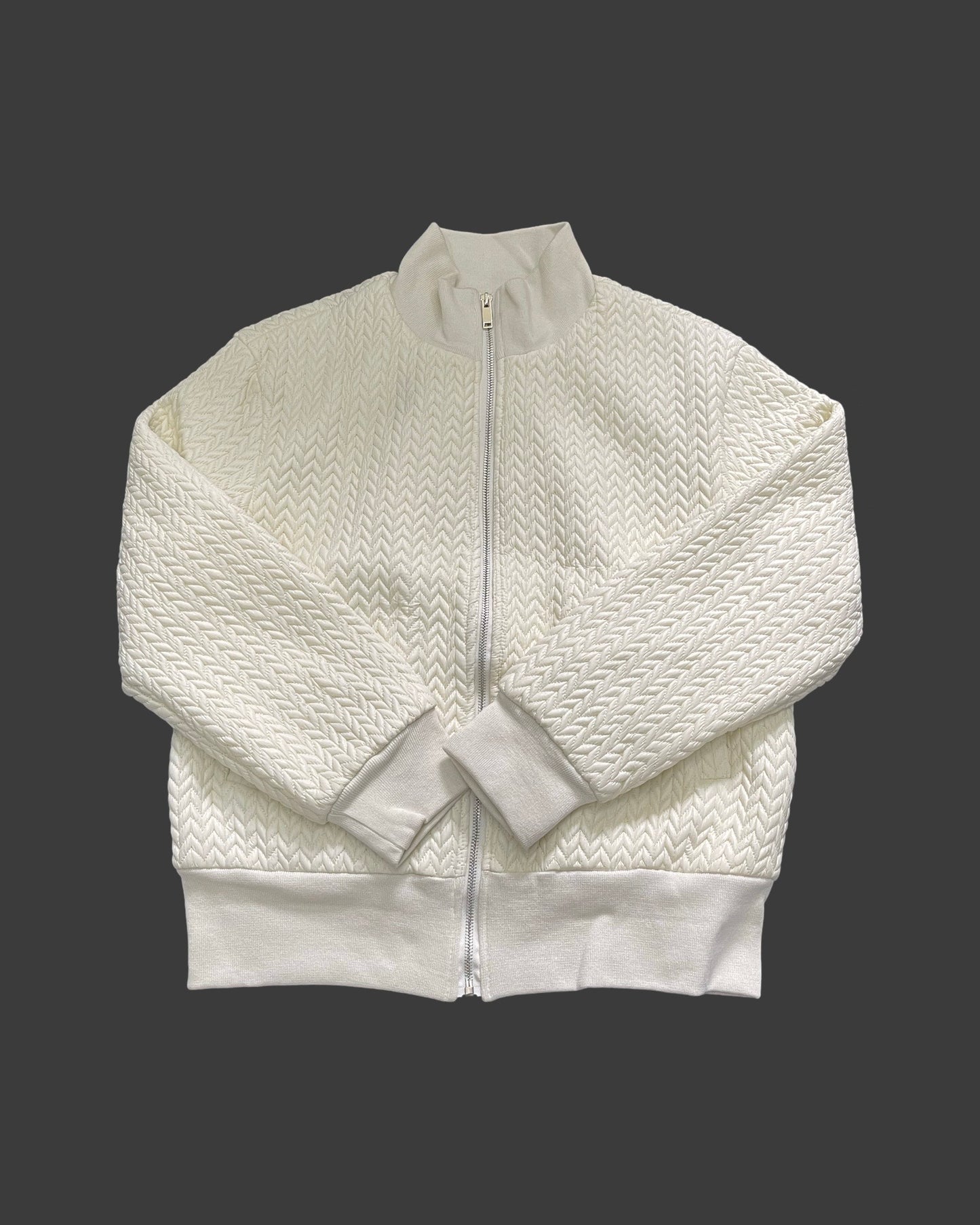 Chain Link Bomber Jacket