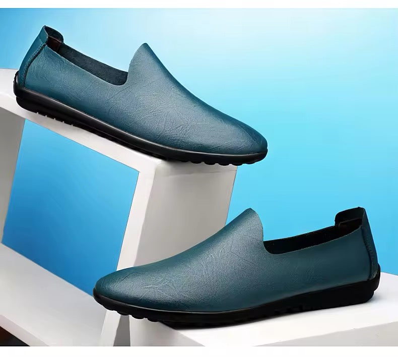 Thin Sole Loafers (Blue)