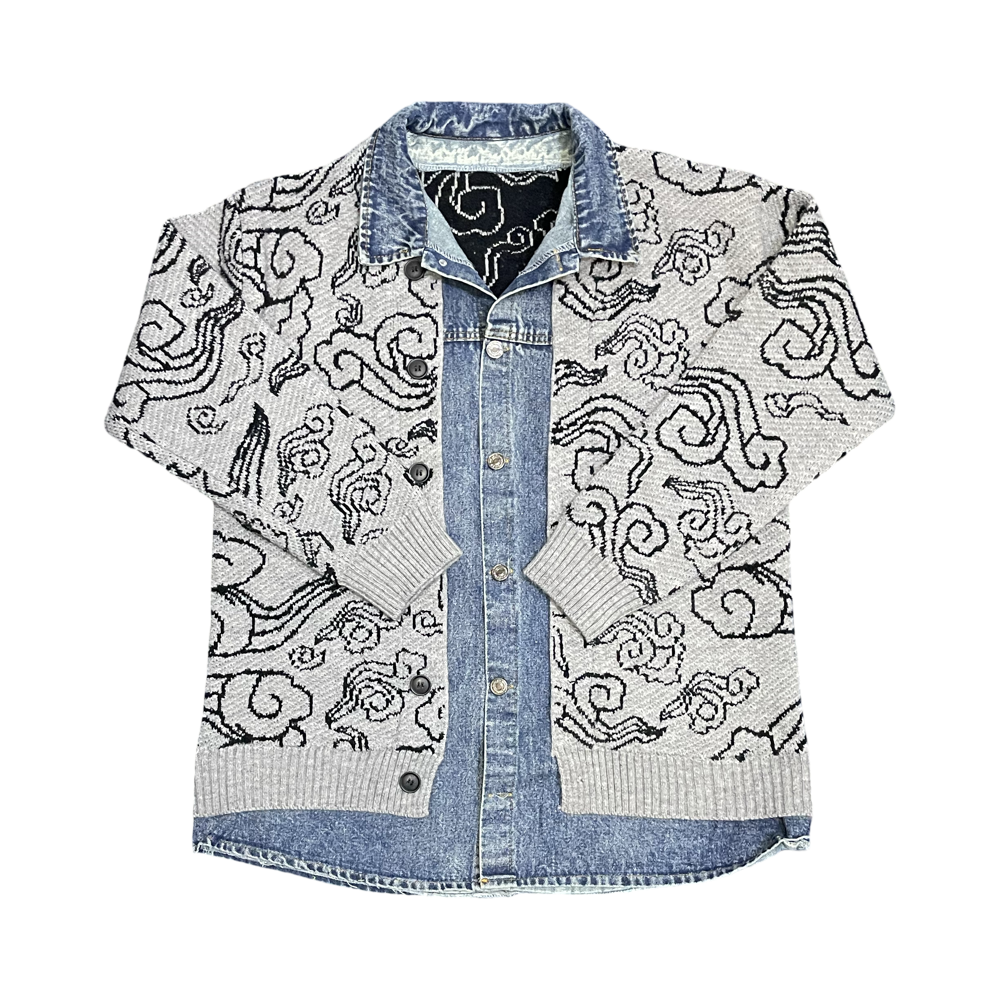 Brain Wave Cardigan Sweater