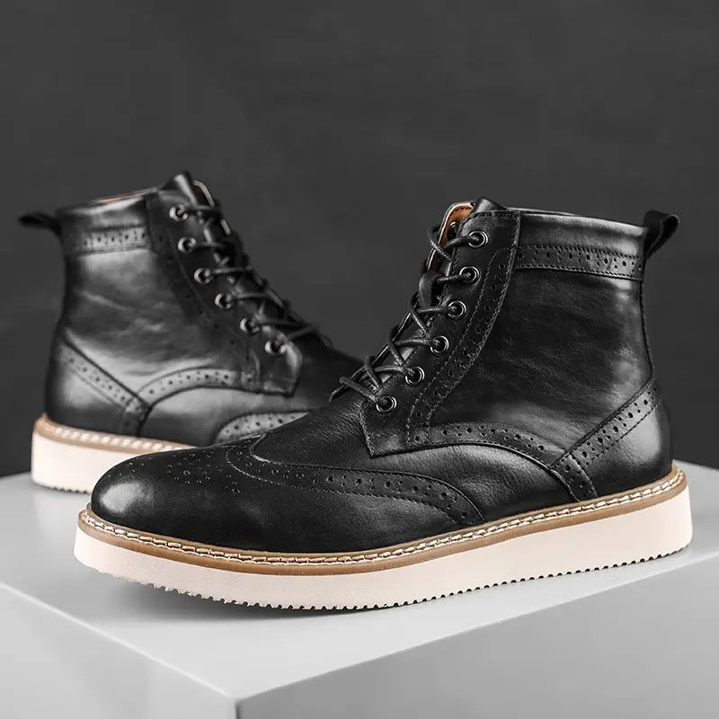 Wingtip Boot (Black)