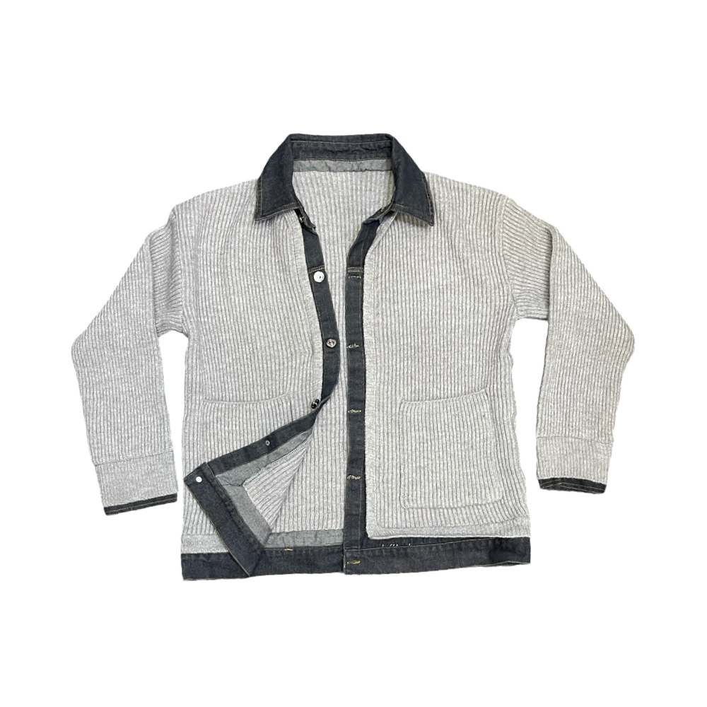 Stylish Cardigan Sweater (Grey)