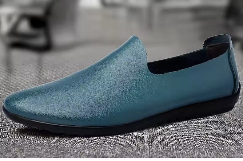 Thin Sole Loafers (Blue)