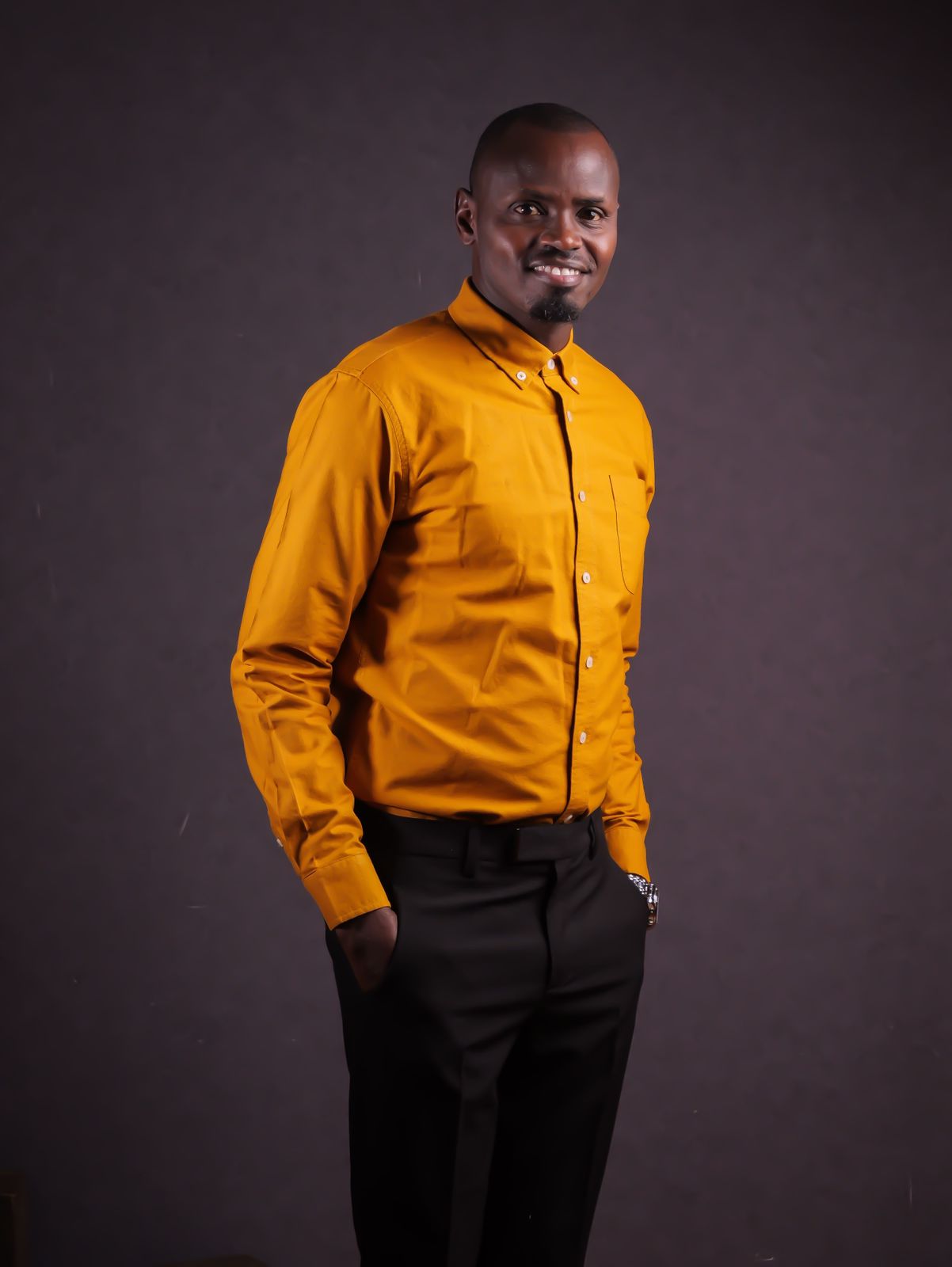 Formal Cotton Shirt (Mustard)