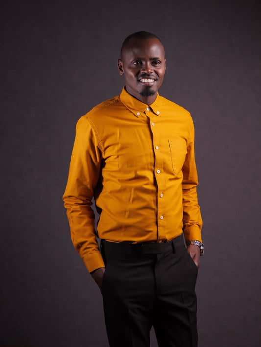 Formal Cotton Shirt (Mustard)