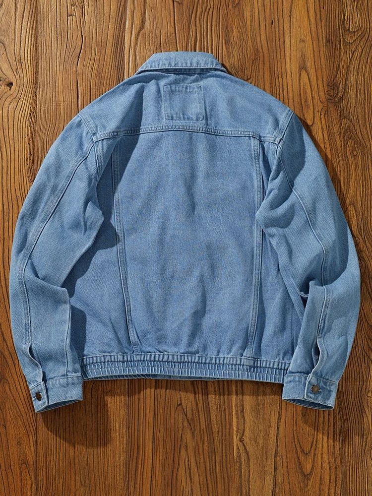 Banded Denim Jacket