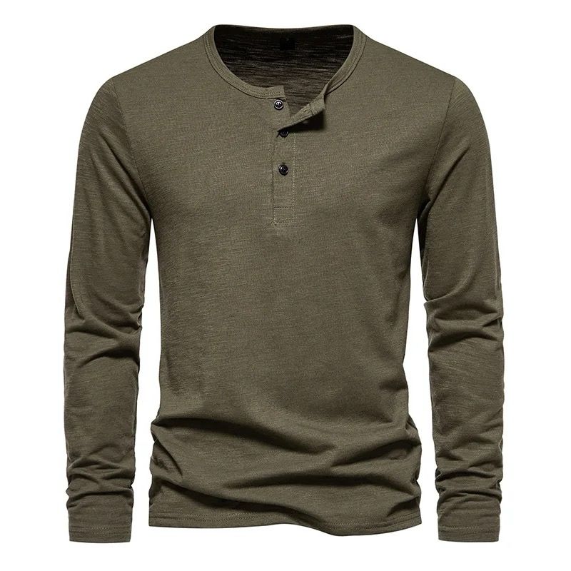 Green Henley T-shirt