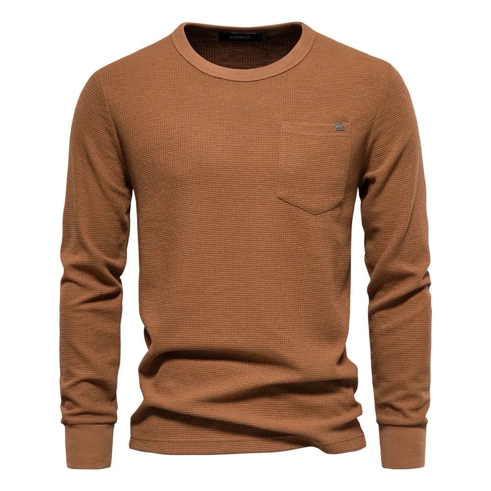 Brown Waffle T-shirt