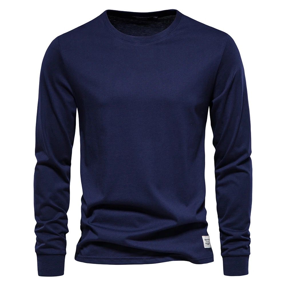Long Sleeved Round Neck T-shirt