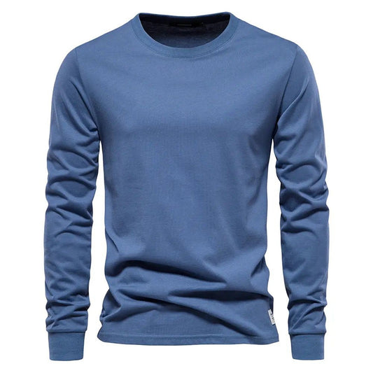 Long Sleeved Round Neck T-shirt