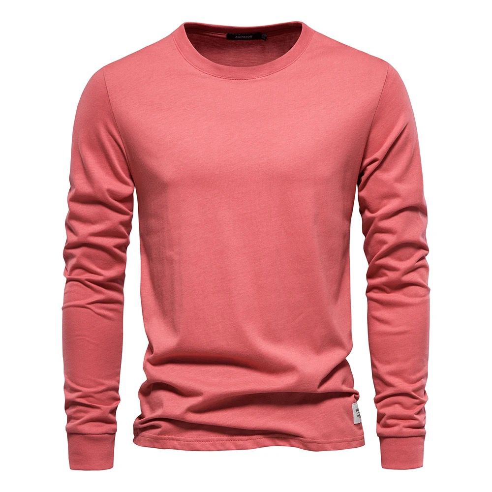 Long Sleeved Round Neck T-shirt