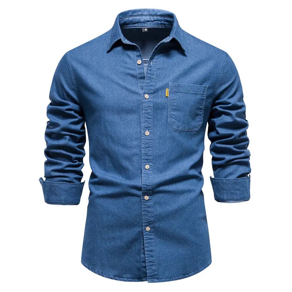 Long Sleeved Denim Shirt