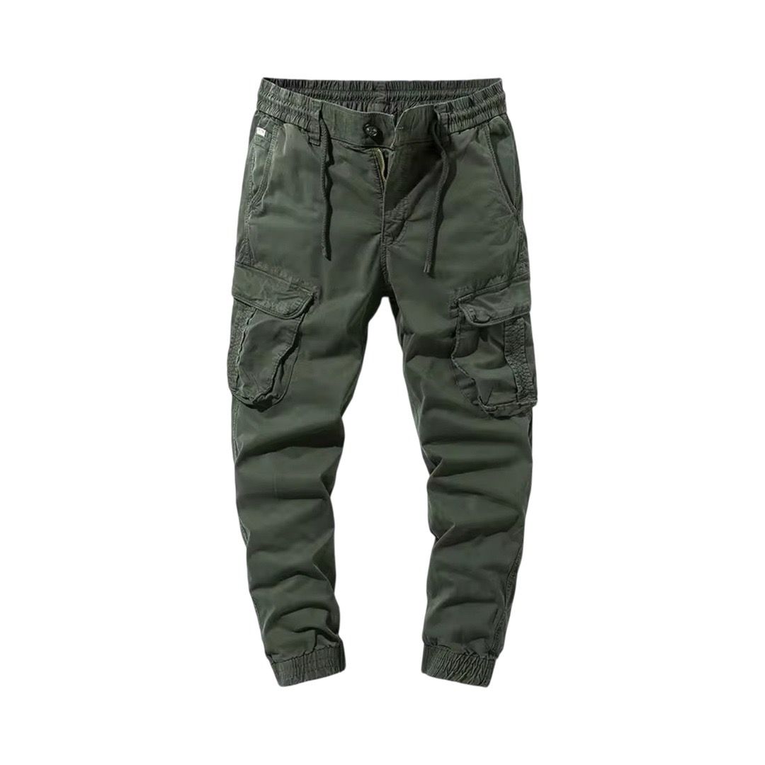 Banded Cargo Pants(Green)