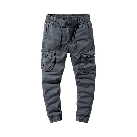 Banded Cargo Pants(Grey)