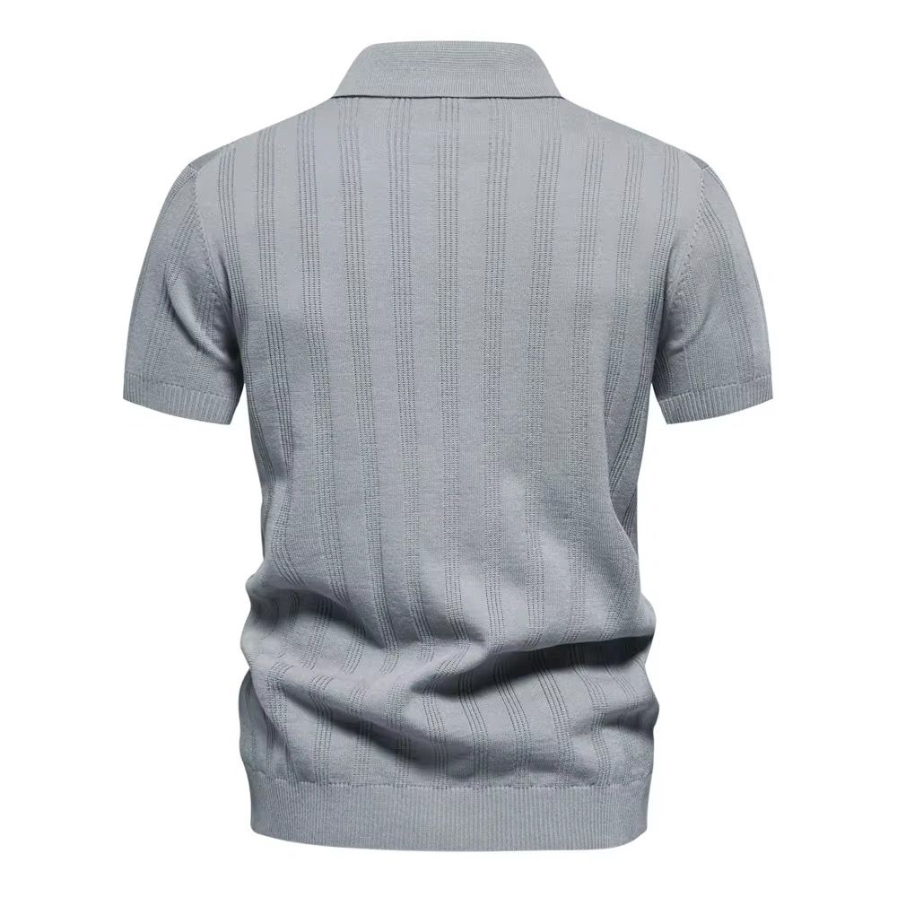 Woven Polo(Grey)