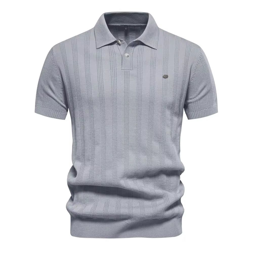 Woven Polo(Grey)