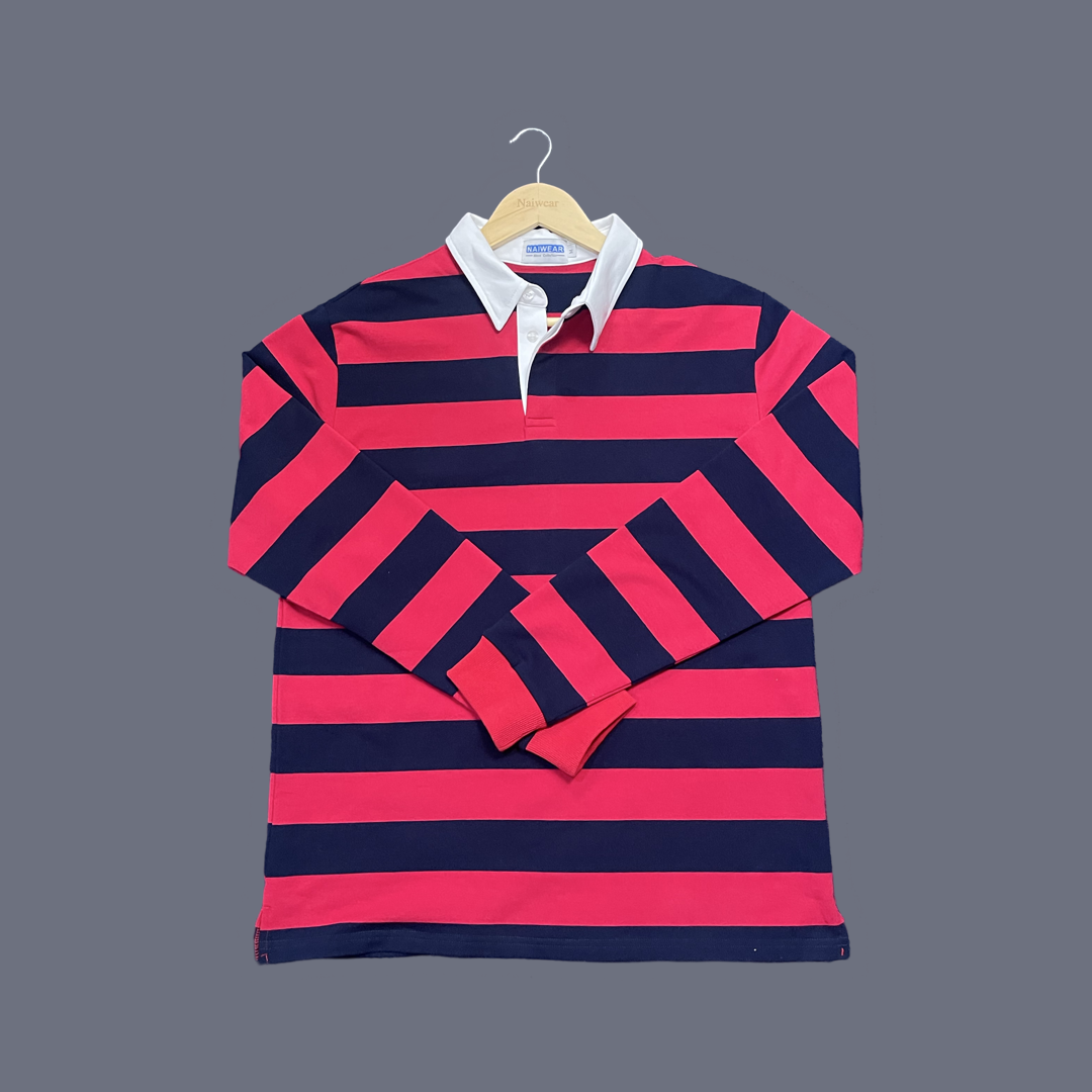 Alfa9 Rugby Shirts- Red