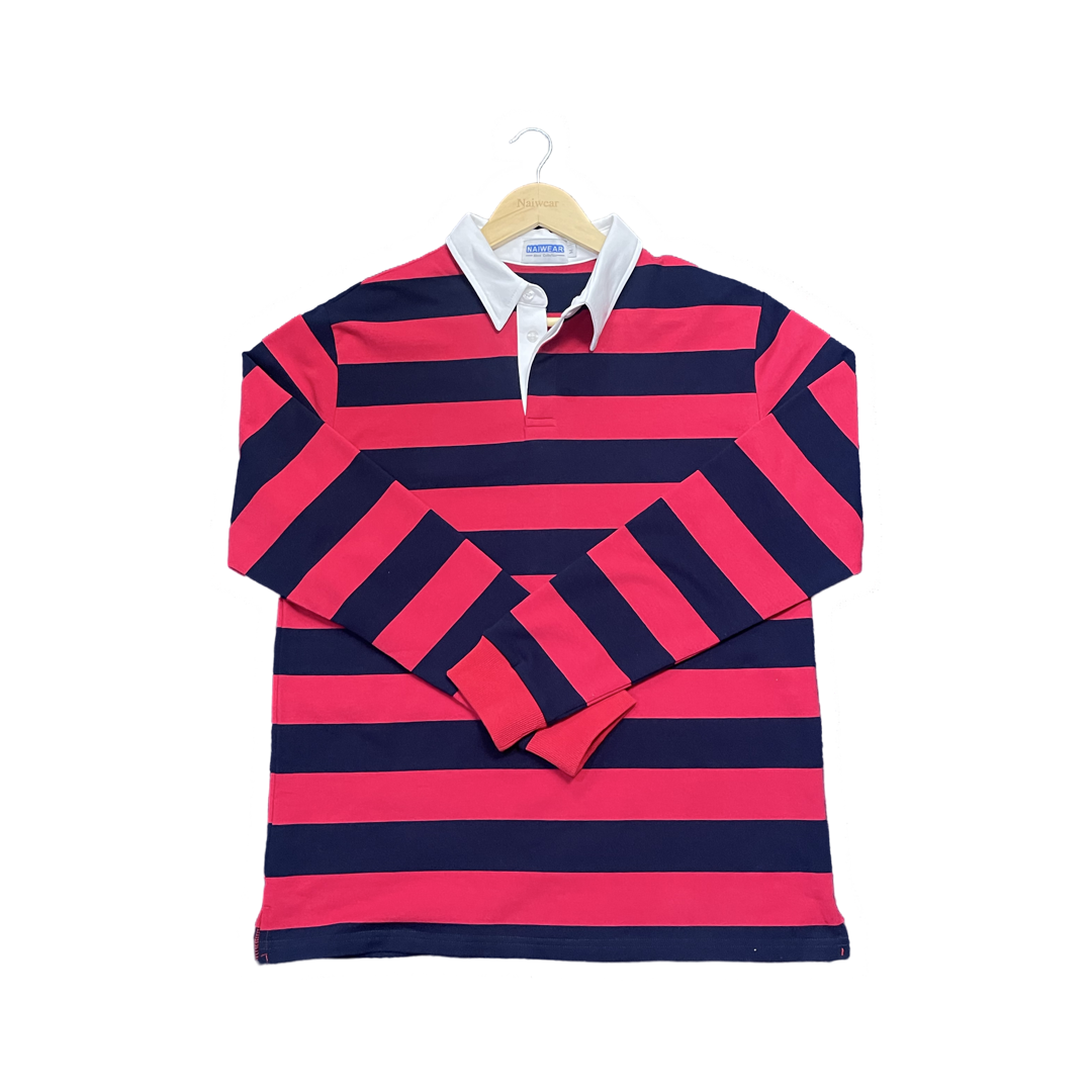 Alfa9 Rugby Shirts- Red