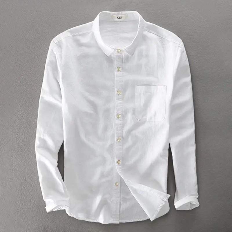 White Linen Shirt