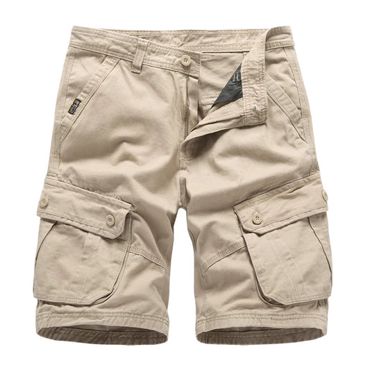 Khaki Cargo Shorts