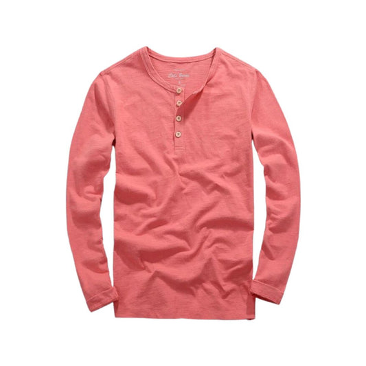 Pink Henley Shirt (Vintage)