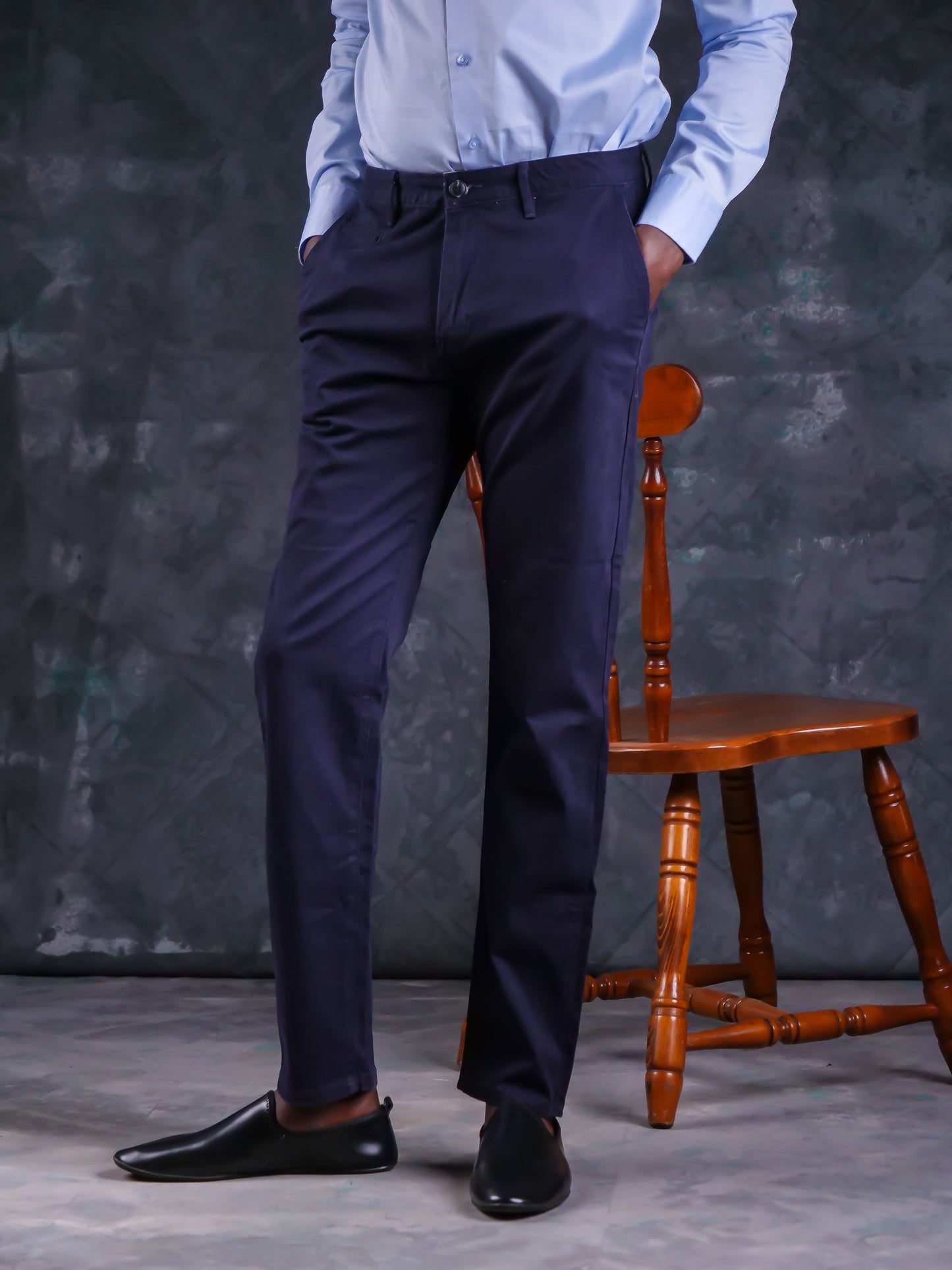 Navy Khaki Trousers