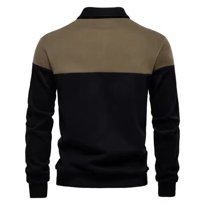 Long Sleeve Polo Shirt- Army