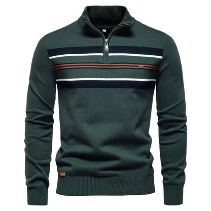 Quarter-Zip Sweater (Green)