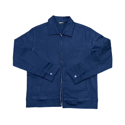 Cotton Jacket- Navy
