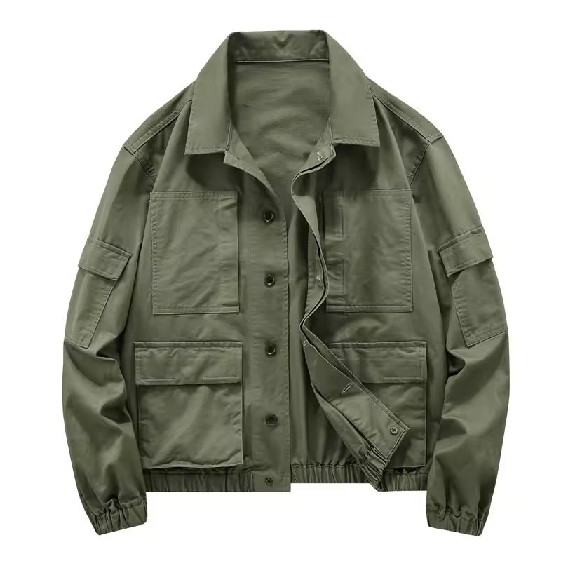 Army Green Filed Cargo Jacket