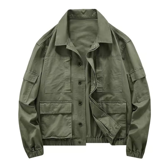 Army Green Filed Cargo Jacket