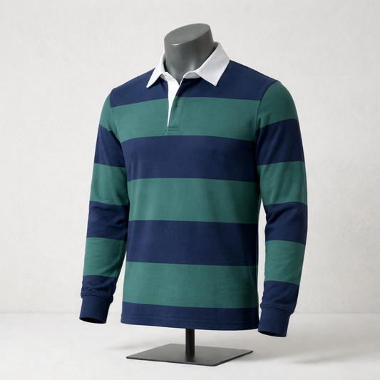 Alfa9 Rugby Shirts- Green