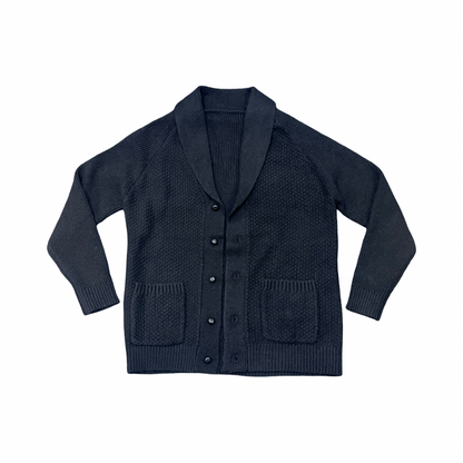 Black Grandfather Cardigan