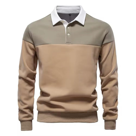 Long Sleeve Polo Shirt- Green